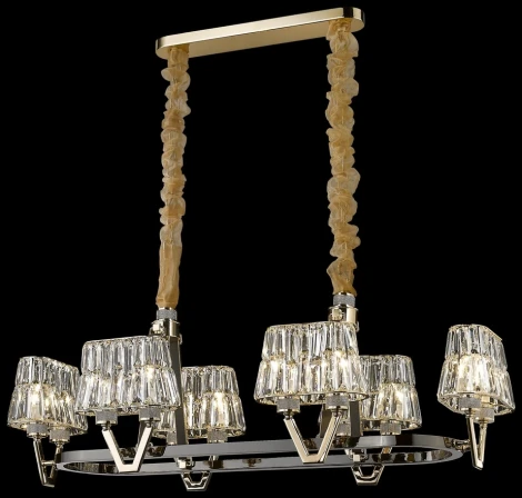 Подвесная люстра Wertmark Viola WE152.12.323 (220V, хрусталь, на цепи)