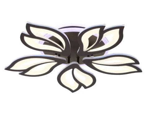 Потолочная люстра Ambrella Acrylica FA544 (регулировка яркости, LED, 220V, пульт управления, управление смартфоном, умный дом - PC.Lamper, цветы)