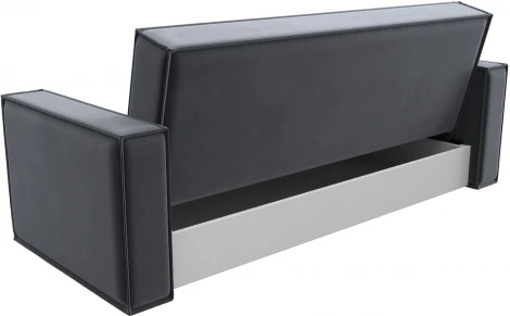 Диван-книжка Куба (Серый/Велюр) Лига Диванов арт.122043