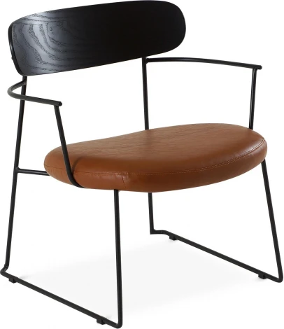 Обеденный стул Arise ОГОГО Обстановочка! (Экокожа/Коричневый,Черный) арт.931758