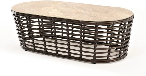 "Валенсия" журнальный столик из искусственного ротанга, цвет бронзовый 4SIS арт.УТ-00006746