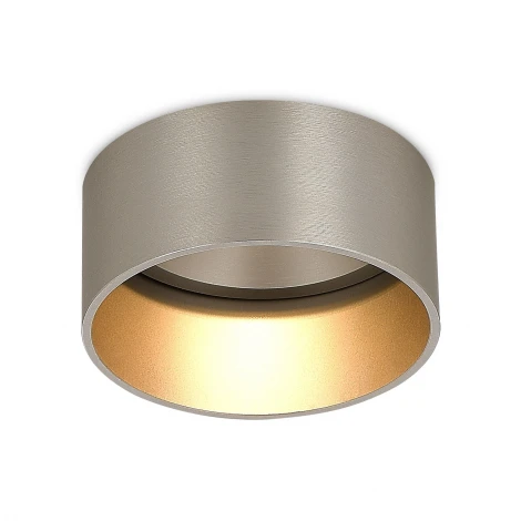 Светильник встраиваемый Donolux Munich DL18030R1Varnish под лампу GU10 шлифованный алюминий