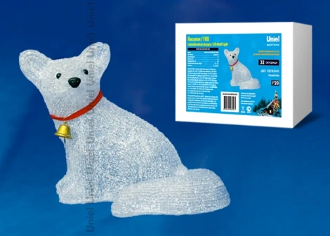 Световая фигура Uniel ULD-M3225-032/STA WHITE IP20 FOX (LED, 220V, животные, мишка)