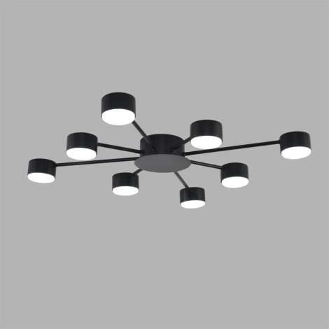 Потолочная люстра Lumion Torina 8344/8C черный, металл GX53 LED 8*7W 220V