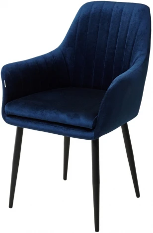 Стул Роден Blitz 20 Синий, велюр/ черный каркас