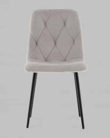 Стул Одди Diamond велюр светло-серый Stool Group арт.УТ000041446