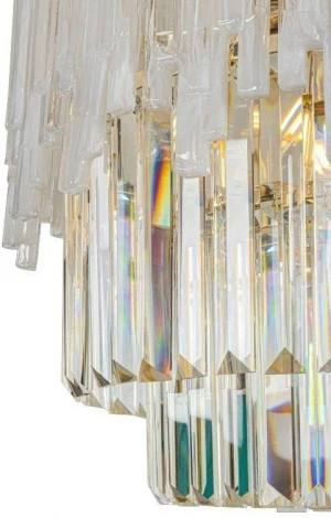 Подвесная люстра каскадная L'Arte Luce Glacier L36210 (220V, хрусталь K9, на цепи)