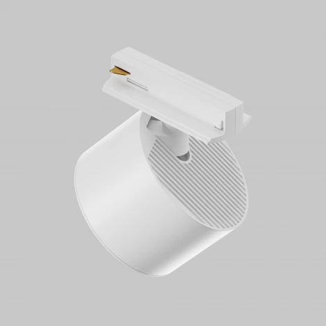 Трековый светильник однофазный, 12W 220V Maytoni Glare TR225-1-GX53-W (круглые)
