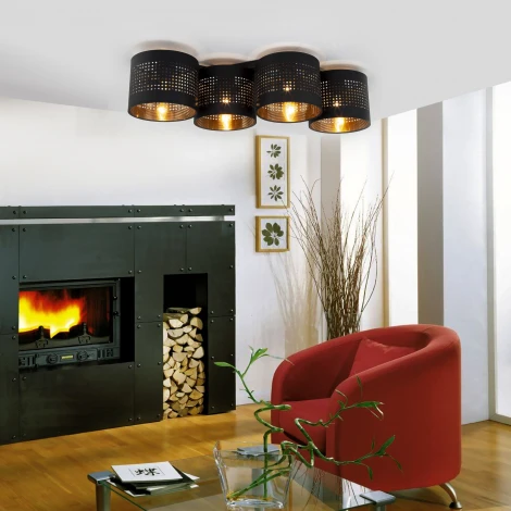 Потолочная люстра TK Lighting Tago 852 black