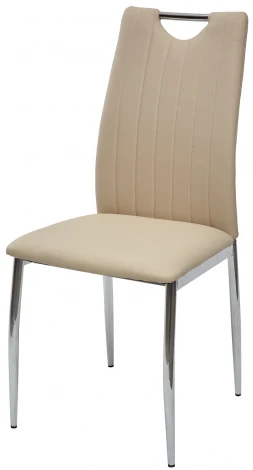 Обеденный стул M-City COMFORT 999 PU#718 бежевый, экокожа