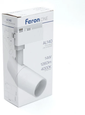 Трековый светильник Feron AL103 41609 (LED, 220V, IP40)