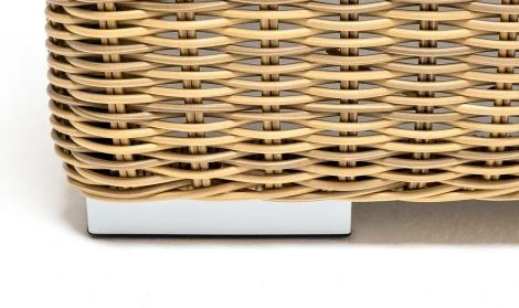 "Боно" журнальный столик из искусственного ротанга, цвет соломенный 4SIS арт.УТ-00003967