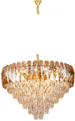 Подвесная люстра AM Group SPARKLY SPARKLY D800V GOLD (220V, на цепи)