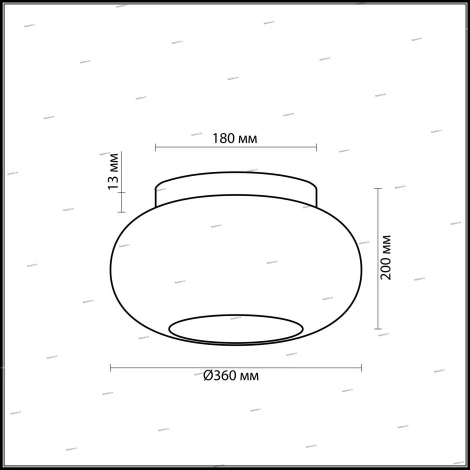 Потолочный светильник Odeon Light Pati 2205/3C