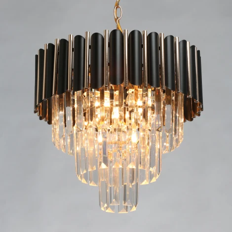 Подвесная люстра каскадная хрустальная De City Бриз 111014205 (220V, на цепи)