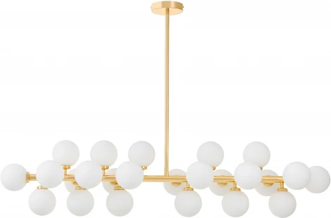 Потолочная люстра на штанге Lumina Deco Marsiada LDP 6033-24 GD