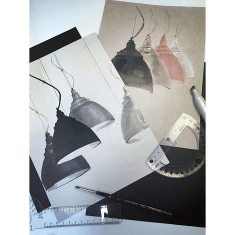 Подвесной светильник Maytoni Bellevue P534PL-01B (220V, на тросе, круглые)