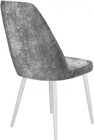 Стул DikLine 326 M13 светло-серый, ножки белые арт.00-00073763