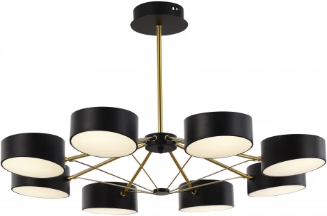 Потолочная люстра на штанге Valle SLE6005-402-08 Evoluce (LED, 220V, пульт управления)