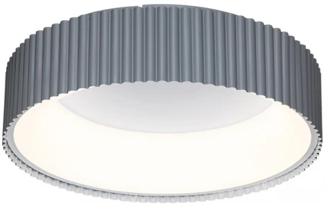 Потолочный светильник круглый Sonex Sharmel 7713/56L металл/акрил/белый/серый LED 56Вт 3000-6500К D460 IP20 пульт ДУ (220V, круглые)