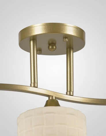 Потолочная люстра на штанге Мелодия Света SL1N SL6789-3 GD 000066023