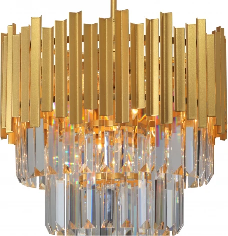 Подвесная люстра Vitaluce V58470-8/5, 5xE14 макс. 40Вт (220V, хрусталь, на цепи)