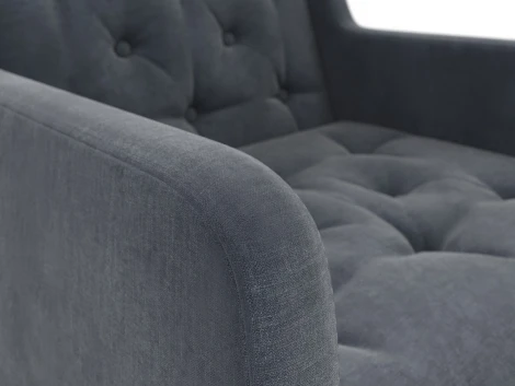 Кресло Arsko Айверс беленый дуб серый шенилл