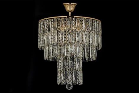 Потолочная люстра на штанге хрусталь Arti Lampadari Deliceto Deliceto E 1.5.38.100 G