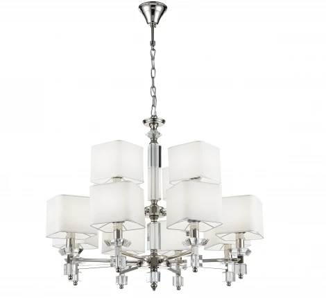 Подвесная люстра ярусная Simple Story 1013 1013-12PL (220V, на цепи, куб)