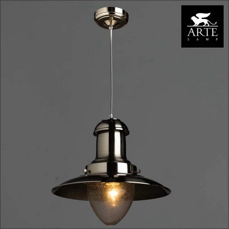Подвесной светильник Arte Lamp Fisherman A5530SP-1SS (220V, на проводе, круглые)