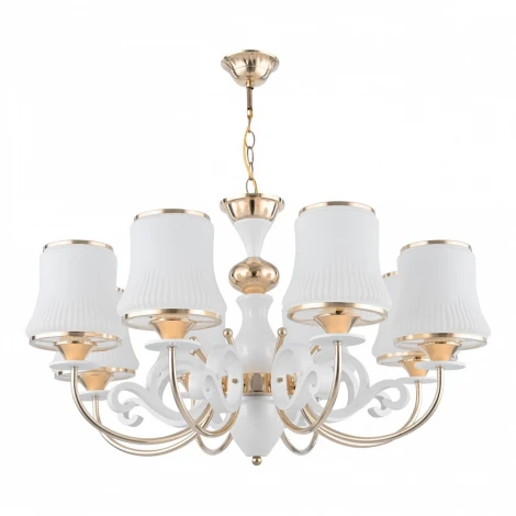 Подвесная люстра Arte Milano Florentia-1097 301097/8 Wh/Gd (220V, на цепи)