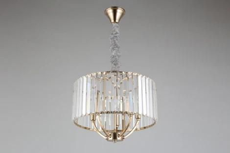 Подвесная люстра Aployt Nela APL.746.13.05 (220V, хрусталь, на цепи, свеча, круглые)