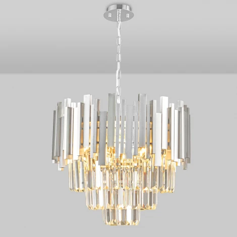 Подвесная люстра Natali Kovaltseva Vertigo VERTIGO 81440/6C SILVER