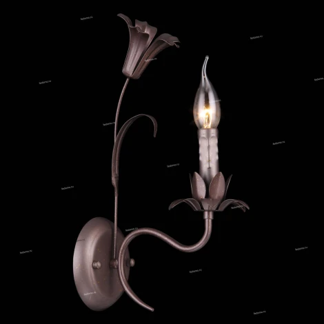 Бра Natali Kovaltseva Grace, 1 лампа, коричневый с золотом