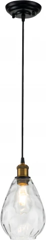 Подвесной светильник Piuro V000293 (11027/1P Clear) (220V, на проводе)