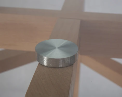 Стол обеденный ALBERT'90 GLASS (столешница стекло, деревянное основание)