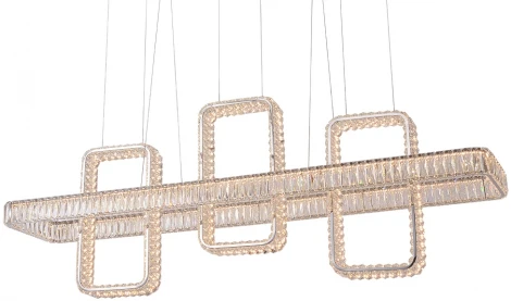 Подвесной светильник Newport 8230 8233+1/S chrome (LED, хрусталь, на тросе)