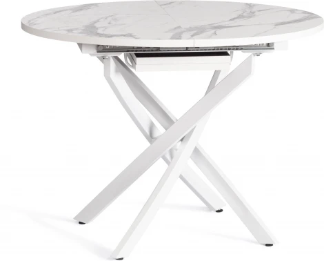 Кухонный стол Tetchair MANZANA (ЛДСП,HPL,Металл/Белый)