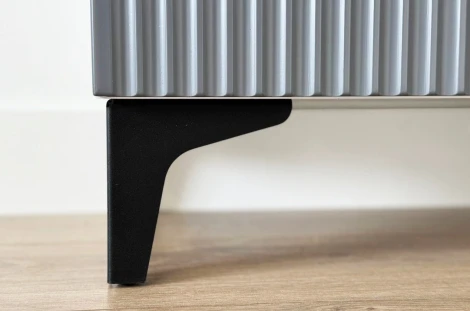 Зефир Комод Mebelson (ЛДСП,МДФ,Металл/Светлое дерево,Серый) арт.171919,3263