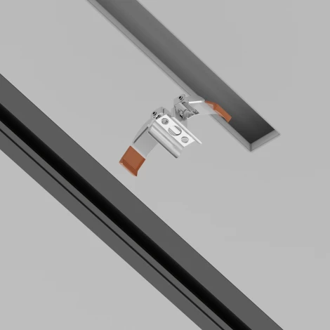 Держатель пружинный Unity встраиваемый, серебро Maytoni Technical TRA002HR-11B