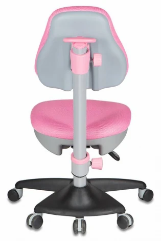 Кресло детское Бюрократ KD-2 розовый TW-13A крестовина пластик