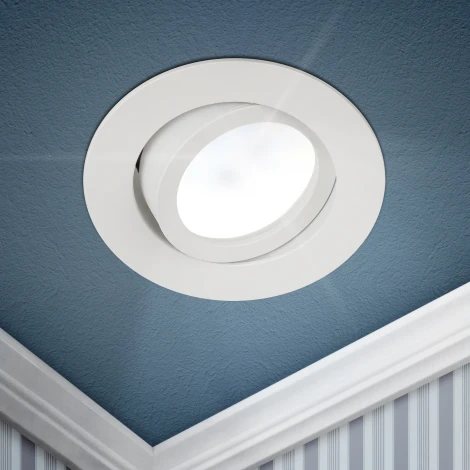 Встраиваемый точечный светильник ЭРА KL86 WH (12V, круглые)