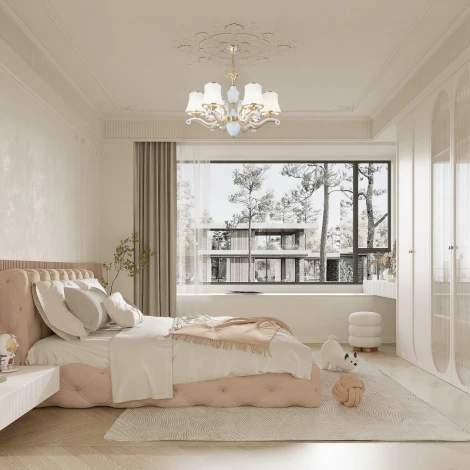 Подвесная люстра Arte Milano Florentia-3987 303987/6 Wh/Gd (220V, на цепи)