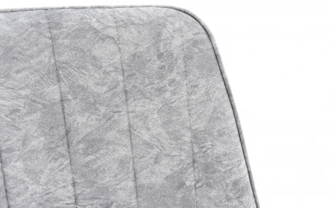 Стул Сильвио, Белый муар/Диджитал силвер, Аврора