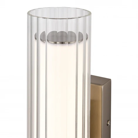 Настенный светильник светодиодный Никель/Белый Прозрачный LED 1*7W 3000K/4000K ST Luce Enfys SL2010.101.01