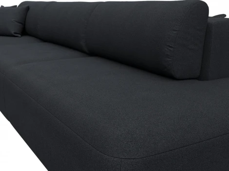 Диван угловой Лига-036 НПБ Модерн Лонг левый угол Лига Диванов (Замша) арт.127758L