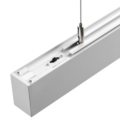 Светильник линейный линейный светодиод. с переключ. цв. температуры Novotech Fatto 359606 белый IP20 LED 60W 220V 3000К\4000К\6000К