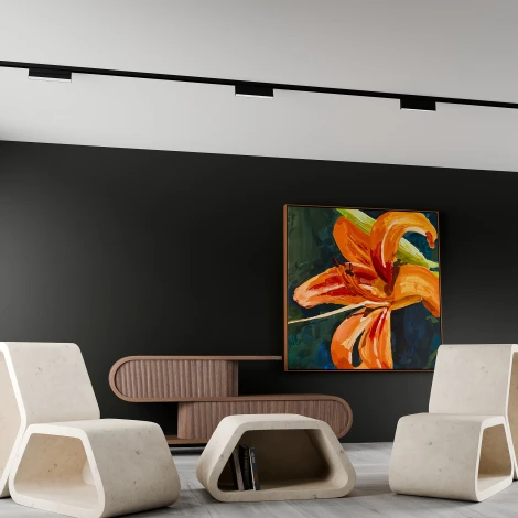 Трековый светильник светодиодный, магнитный 6W 220V Lightera Startrek 220 LE175TRL-6B4K