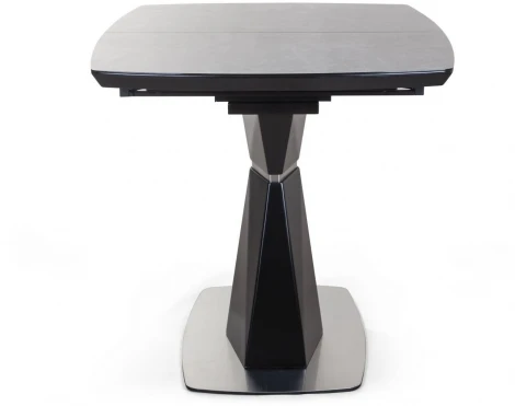 Стол раскладной Diamond (120+40) глазурованное стекло черный Top Concept 2001000000647
