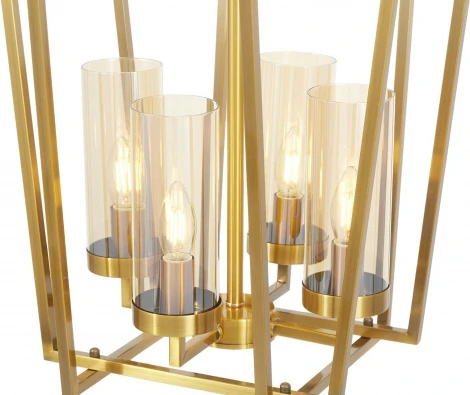 Подвесная люстра Lumina Deco Afres LDP 1246-4 MD+AB